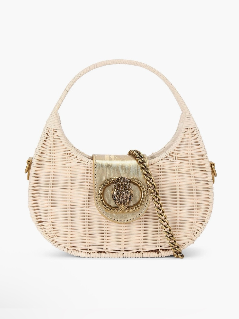 *NTW* Kurt Geiger London Small Chelsea Basket Hobo Bag